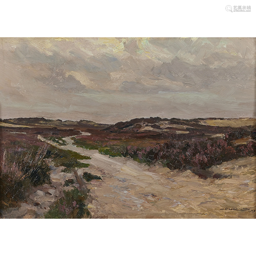 Painting, View of the Dunes, 1909