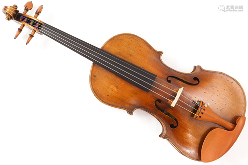 A German full size violin labelled Aschauv