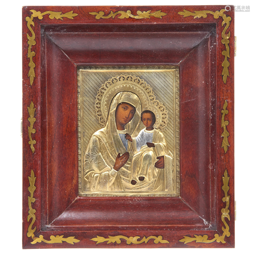 A Russian icon depicting the Mother of God, 11