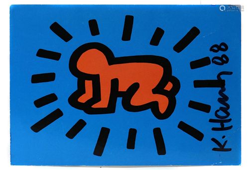 Postcard, After Keith Haring