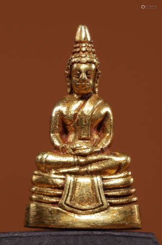 GOLD CAST SAKYAMUNI BUDDHA