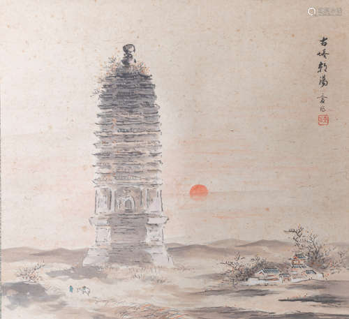 Chinese Water Color Wall Hanging Painting