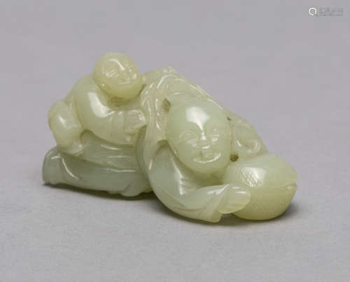 Chinese Jade Toggle Figure