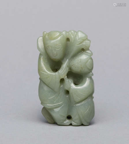 Chinese Jade Carving Boy