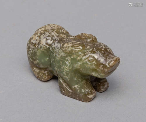 Chinese Jade Toggle of Beast