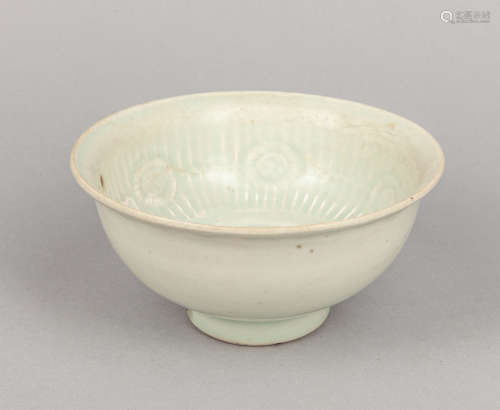 Korean Cream Glazed Porcelain Bowl