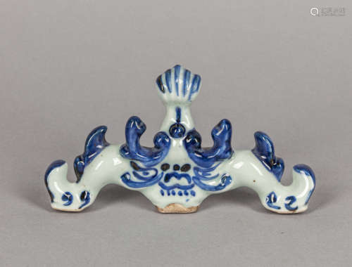Chinese Blue White Porcelain Brush Stand