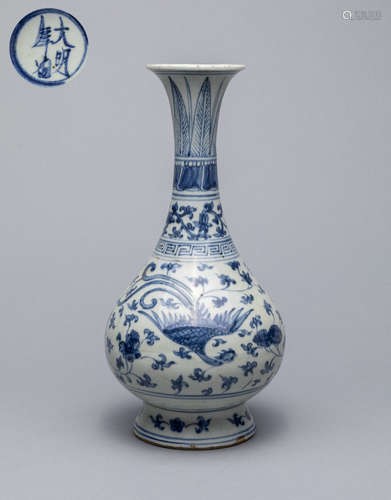 Chinese Blue White Porcelain Vase