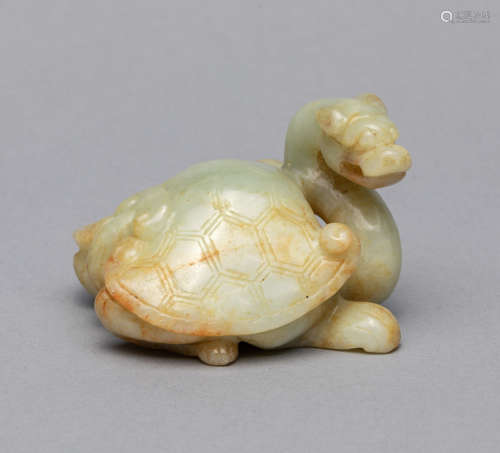 Chinese Jade Carving of Tortoise Beast
