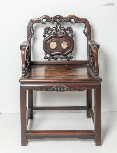 Chinese Old Rosewood Arm Chair