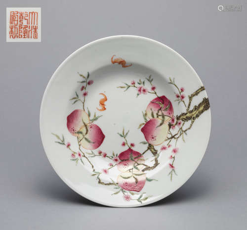 Chinese Famille Rose Porcelain Plate