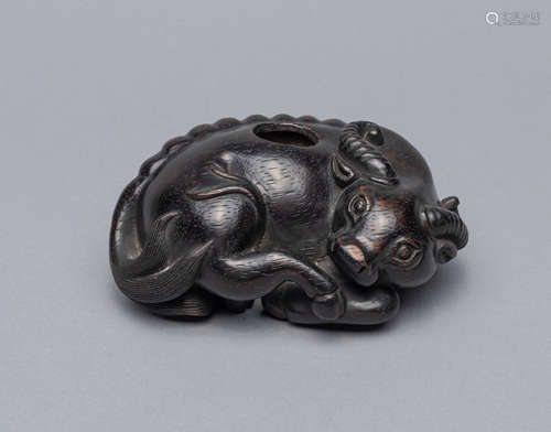 Chinese Zitan Like Wood Buffalo Paper Weight