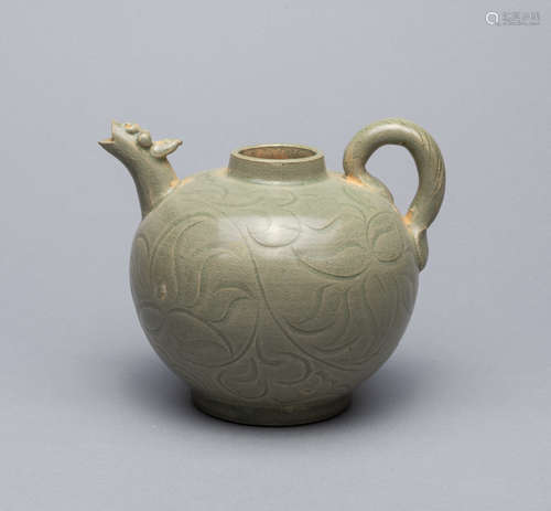 Chinese Yue Type Porcelain Tea Pot