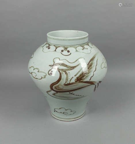 Large Korean Porcelain Jar