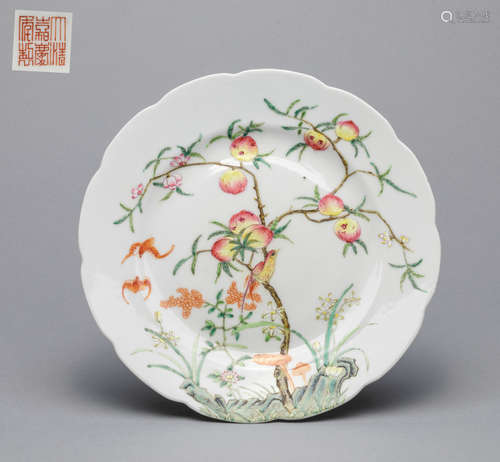 Chinese Famille Rose Porcelain Plate