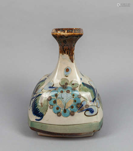 Collectible Italy Flambe Glazed Art Vase