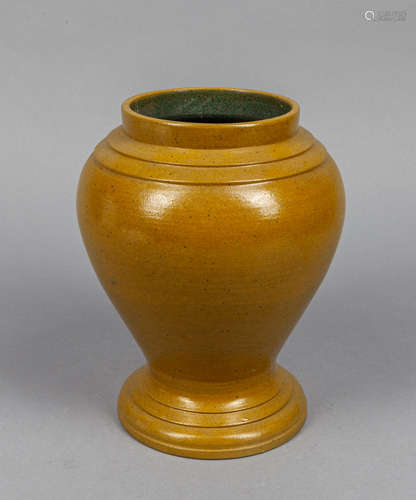 Italy Brown Glazed Pottery Jar