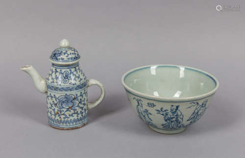 Sets Chinese Blue White Porcelain Estate Porcelain Wares