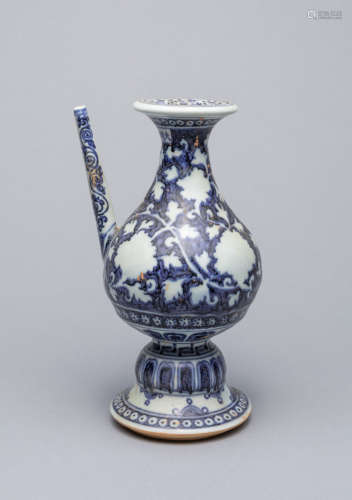 Chinese Export Blue White Porcelain Kendi
