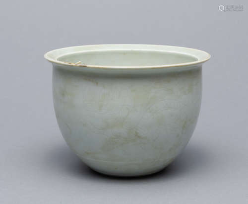 Chinese Hutian Glazed Porcelain Brush Washer