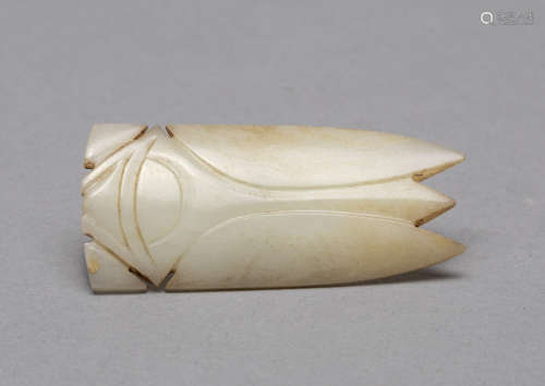 Chinese Jade Stone Carving of Cicada