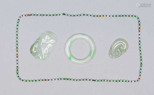 Groups Chinese Export Jade Jadeite Carvings