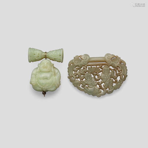 Two jade carvings