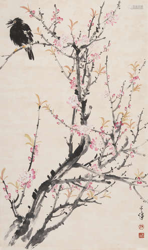 Sun Qifeng (born 1920) Plum Blossoms and Raven