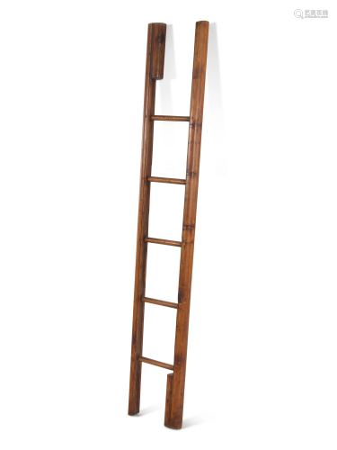 A George III Style Pine Collapsible Library Ladder