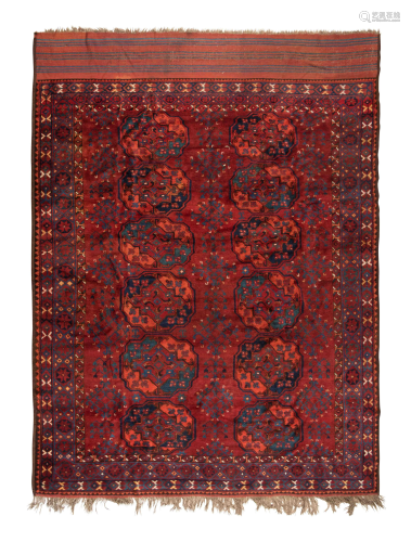 A Turkoman Wool Rug