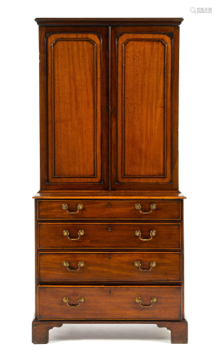 A George III Mahogany Bookcase