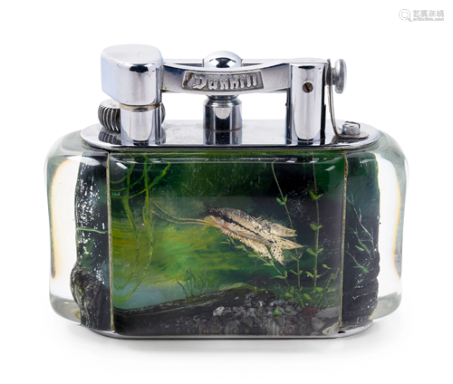 A Dunhill Aquarium Table Lighter