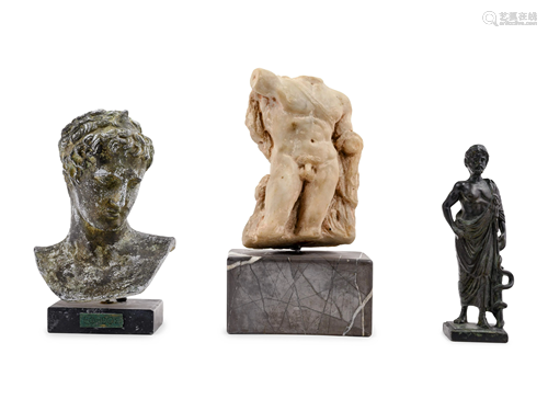 Three Graeco-Roman Style Sculptures