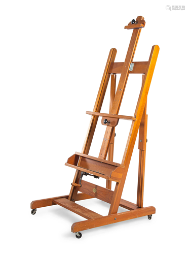 An Anco Bilt Adjustable Wooden Easel