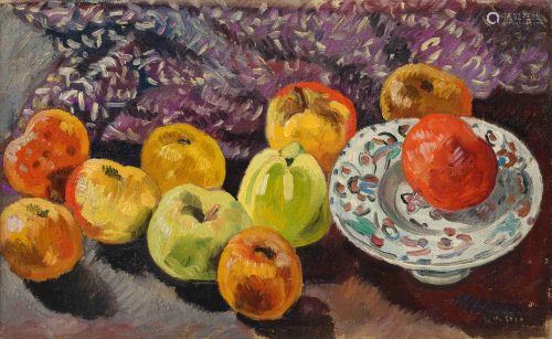 Louis Valtat (French, 1869-1952) Pommes, c. 1910-1912