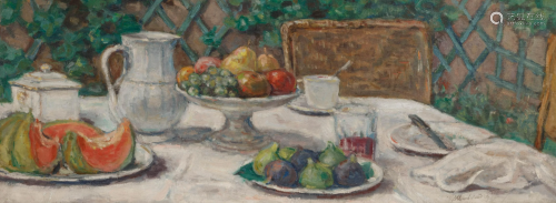 Albert Andre (French, 1869-1954) La Table de dejeuner