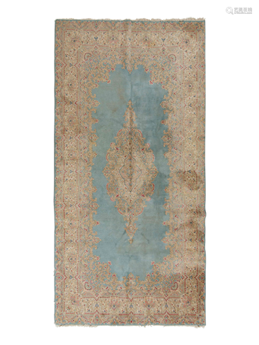 A Kirman Wool Rug