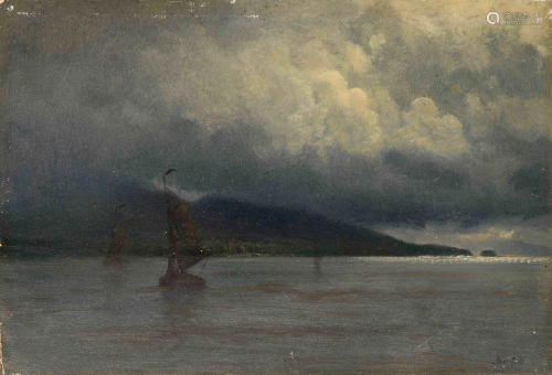 Albert Bierstadt (American, 1830-1902) Golden Gate, c.