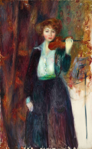 William Glackens (American, 1870-1938) Girl with