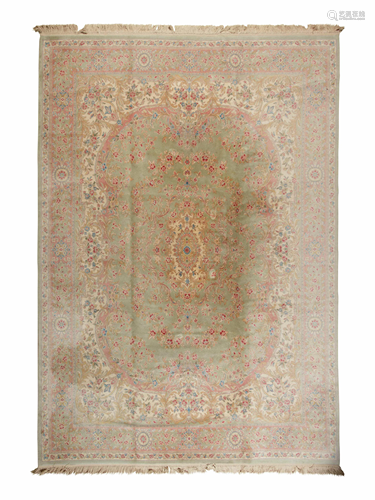 A Kirman Wool Rug