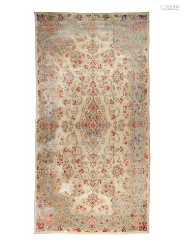 A Kirman Wool Rug