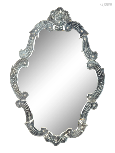 A Venetian Glass Mirror