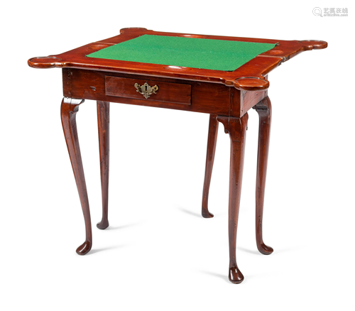 A George III Mahogany Flip-Top Gate-Leg Table