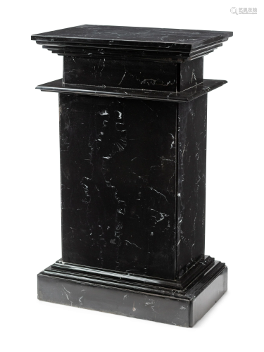 A Rectangular Marble Pedestal