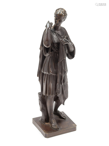 A Continental Bronze Classical Figure