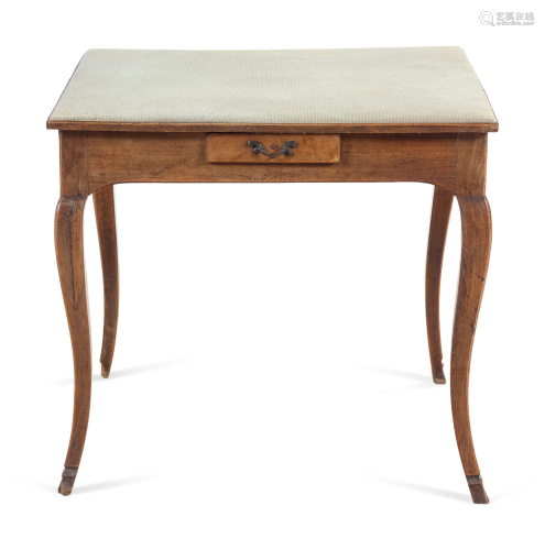 A Louis XV Provincial Fruitwood Game Table