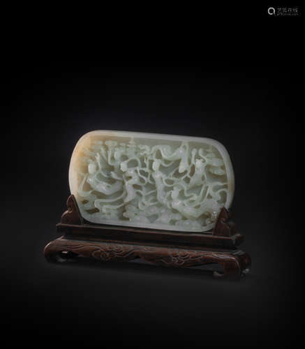 Jade Apsaras screen from Ming