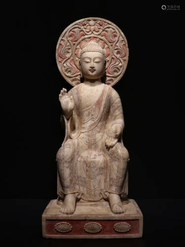 Sakyamuni sculpture from Northern Qi