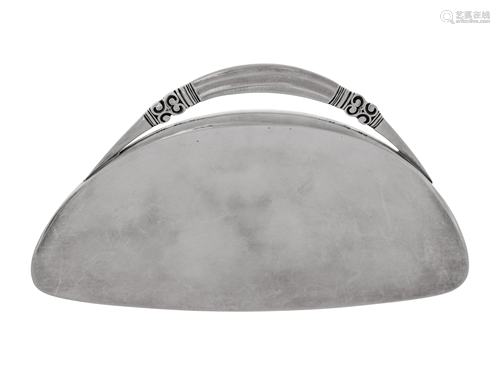 A Georg Jensen Silver Crumb Scoop