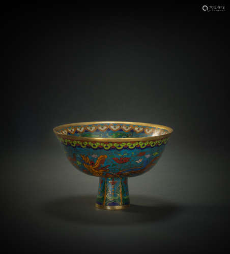 Cloisonne cup from Ming